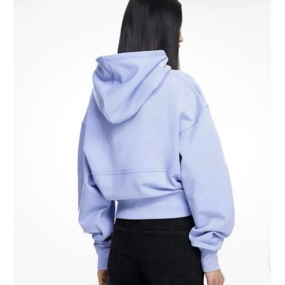 H&M x Mugler 100% Cotton Oversized Batwing Hoodie - Picture 8 of 10